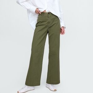 NWT Gap High Rise Wide-leg Ankle Pants